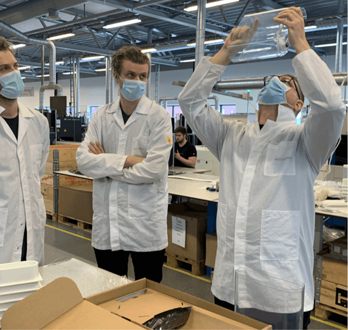 Foto · hyllen med mislykkede prototyper